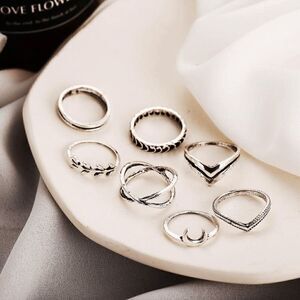 2/$21 Ladies Silver Ring Set
